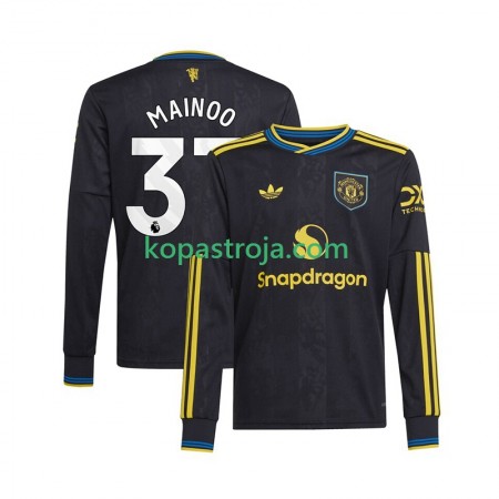 Billiga Fotbollströjor Manchester United Kobbie Mainoo 37 Tredje tröja 2025/26 Långärmad